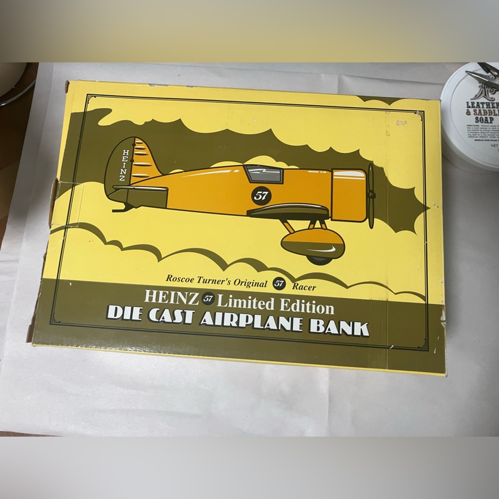 Heinz Die-Cast Airplane Bank